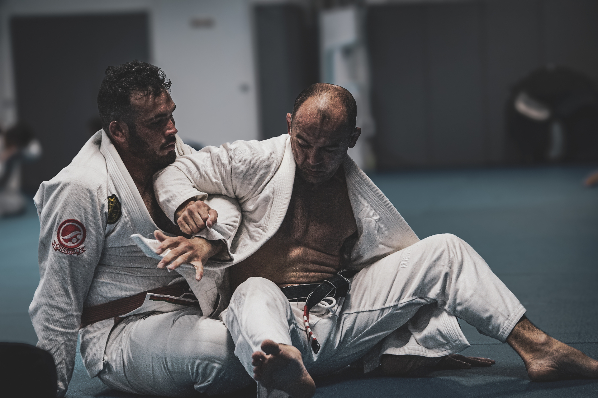 Manuel Morales training with Marcelo Garcia